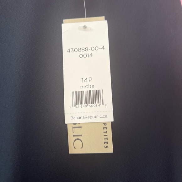 Banana republic navy blue jumpsuit wide leg - Picture 7 of 9